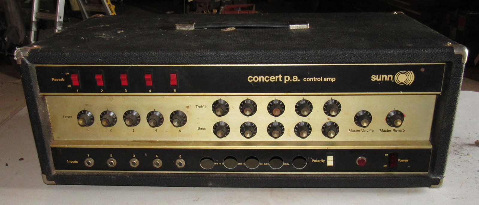 Sunn Concert PA Control AMP: Amplifier