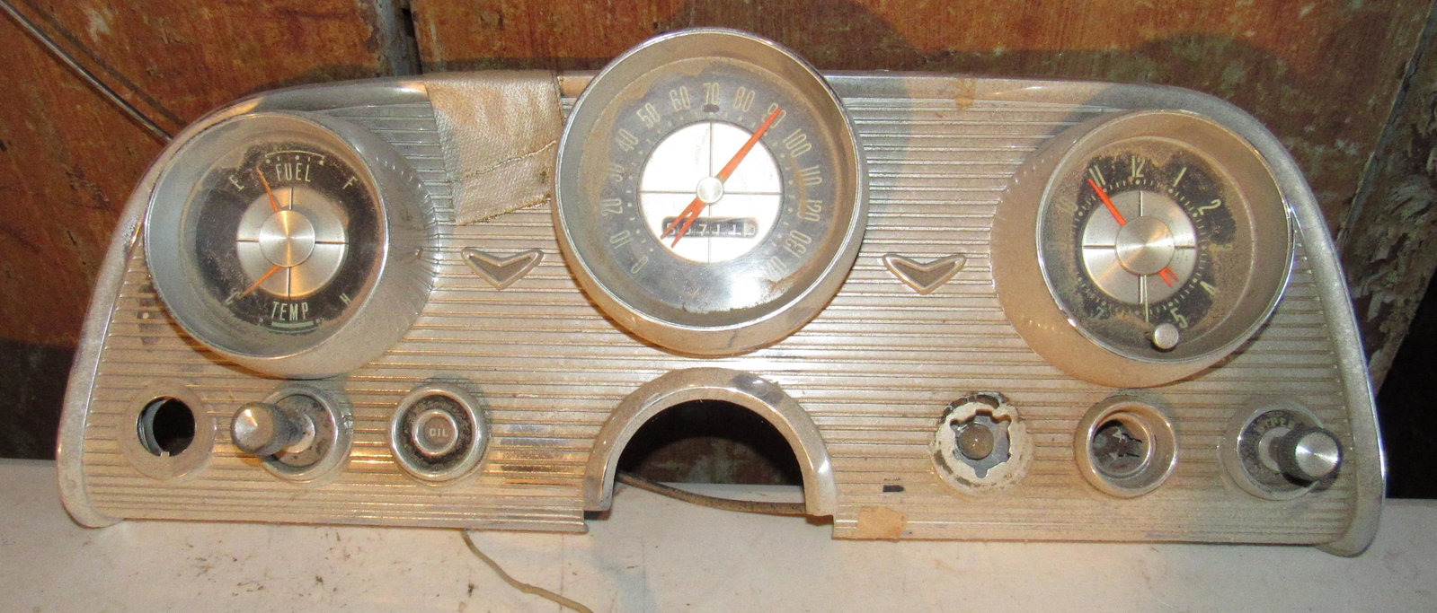 1959 Ford Thunderbird Instrument Cluster KS-54863: Part # KS-54863