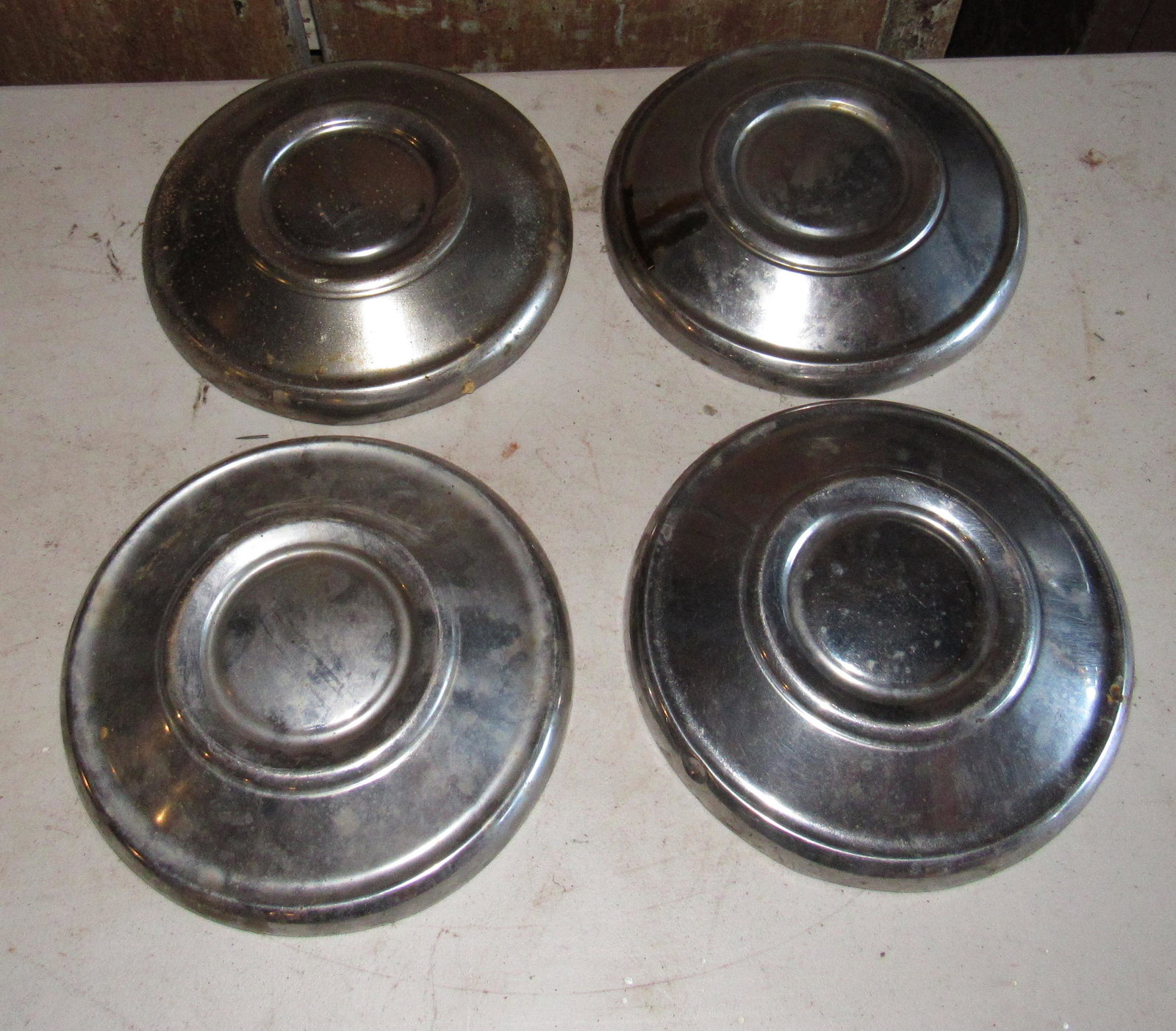 Hubcaps: Approx 10 1/8" in diameter