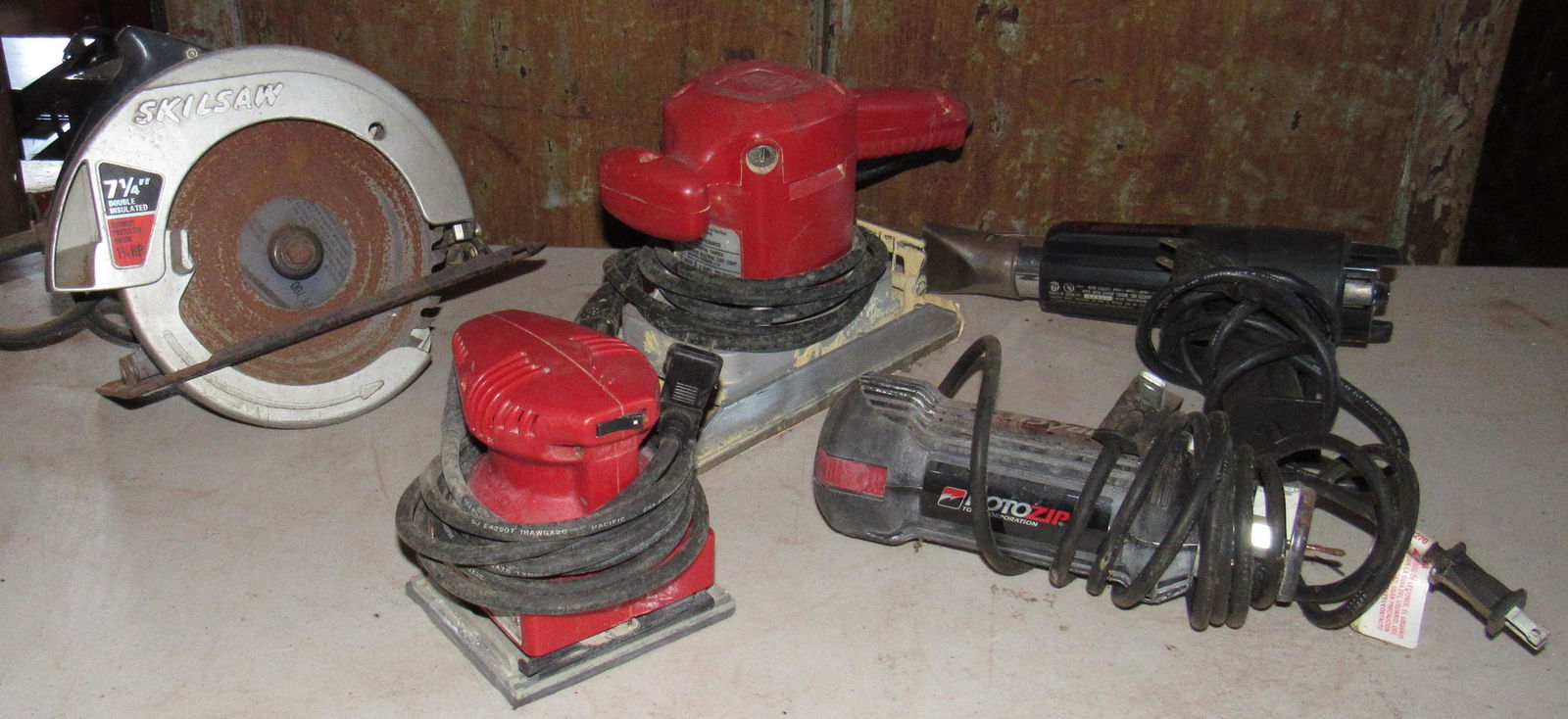 Sanders Heat Gun RotoZip: Getting all pictured