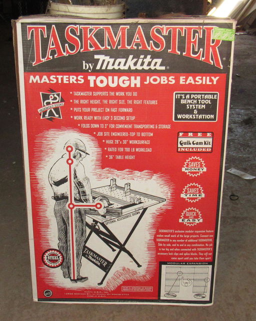 Makita Taskmaster Bench Tool System Workstation - Jul 19, 2020 | M.J ...