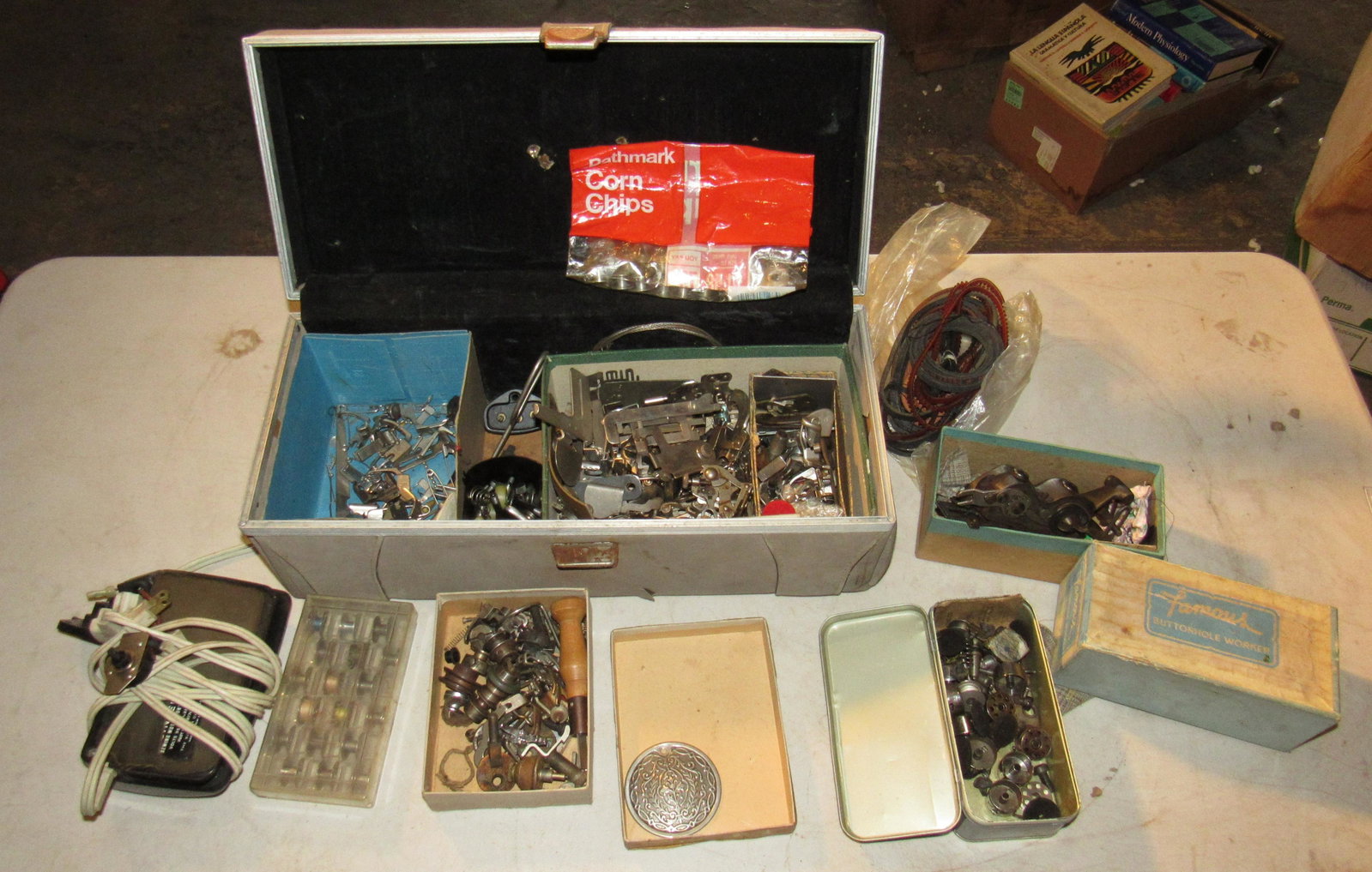 Sewing Machine Accessories & Button Holer: Getting all pictured