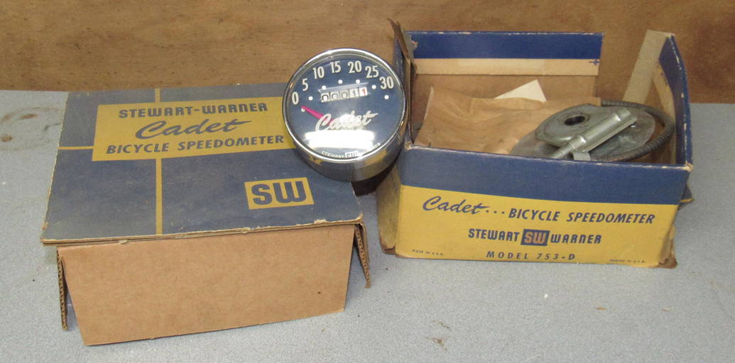 Stewart Warner Cadet Bicycle Speedometer
