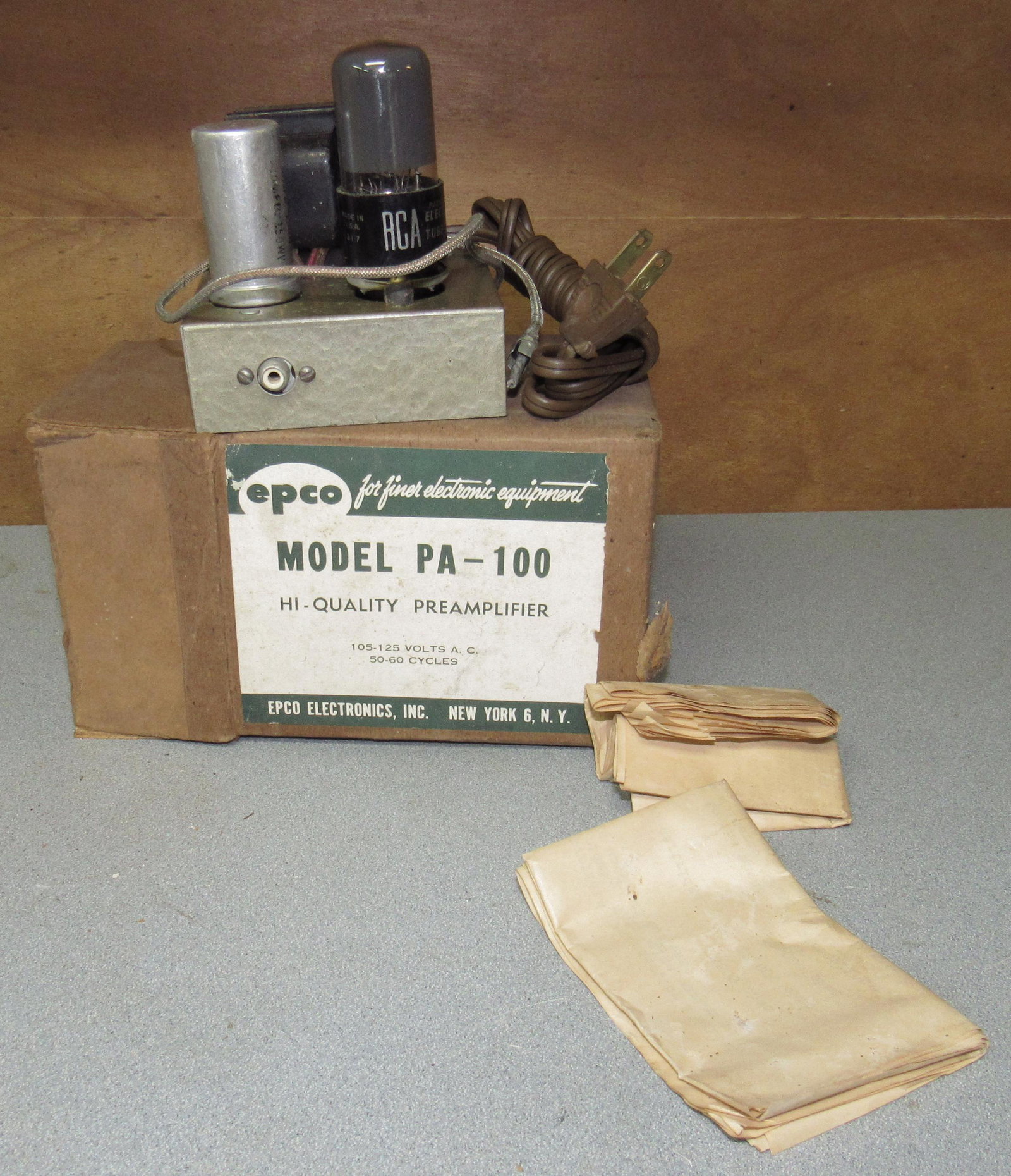Epco Model PA-100 Preamplifier: With original box