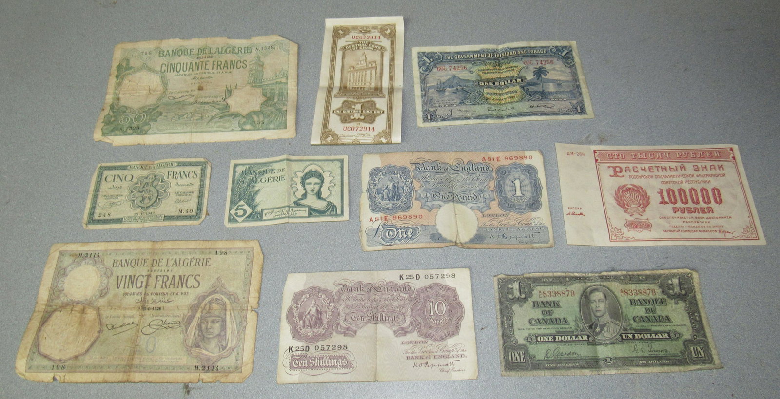 Foreign Paper Money: Getting all pictured