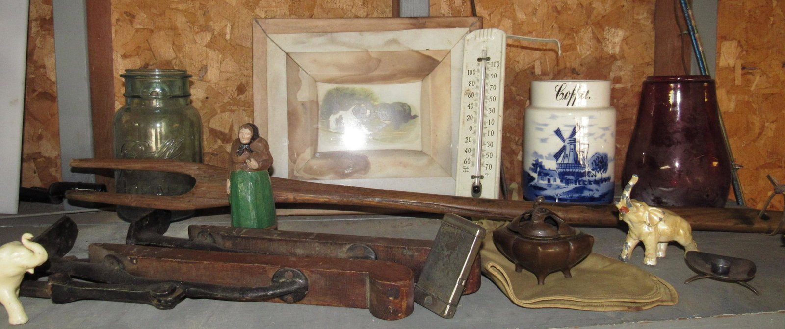 Misc Shelf Contents: Lot includes all pictured on shelf.