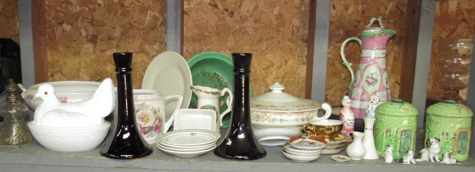 Shelf Contents: Lot includes all pictured on shelf.
