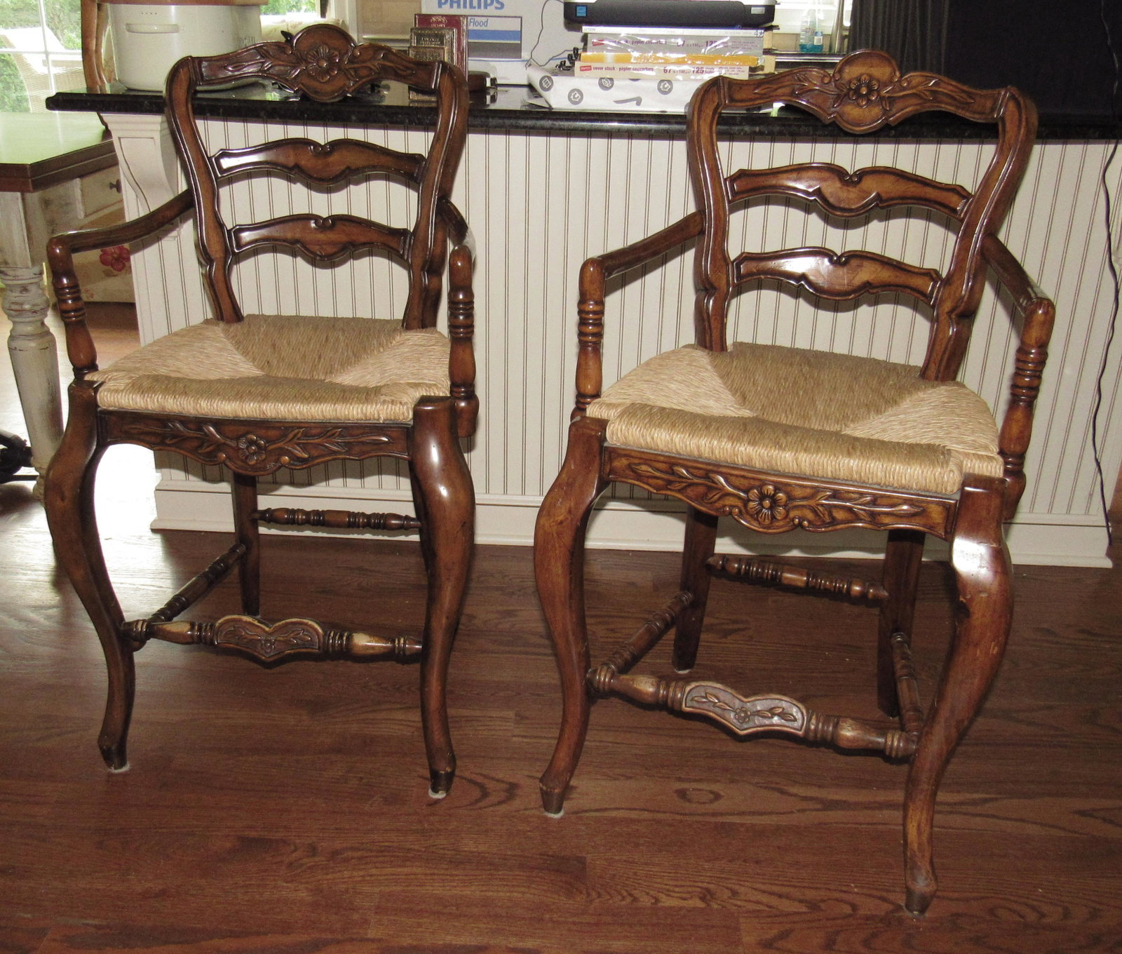 2 Artistica Stools: Approx 23 1/2" to seat