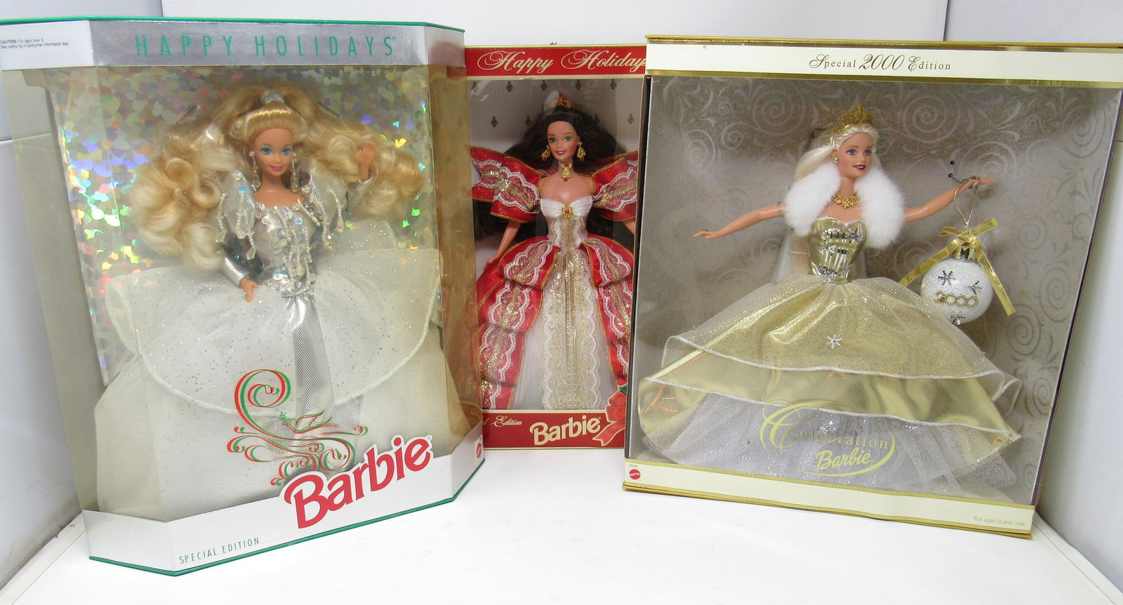 Special Edition & Celebration Barbie Dolls: Getting all 3 pictured