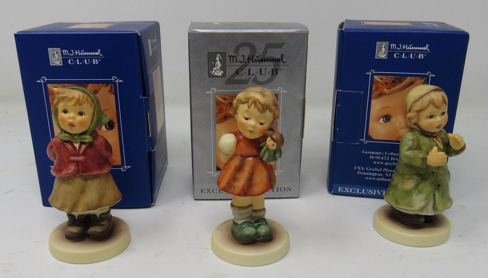 3 Hummel Goebels: Apprx 4" tall