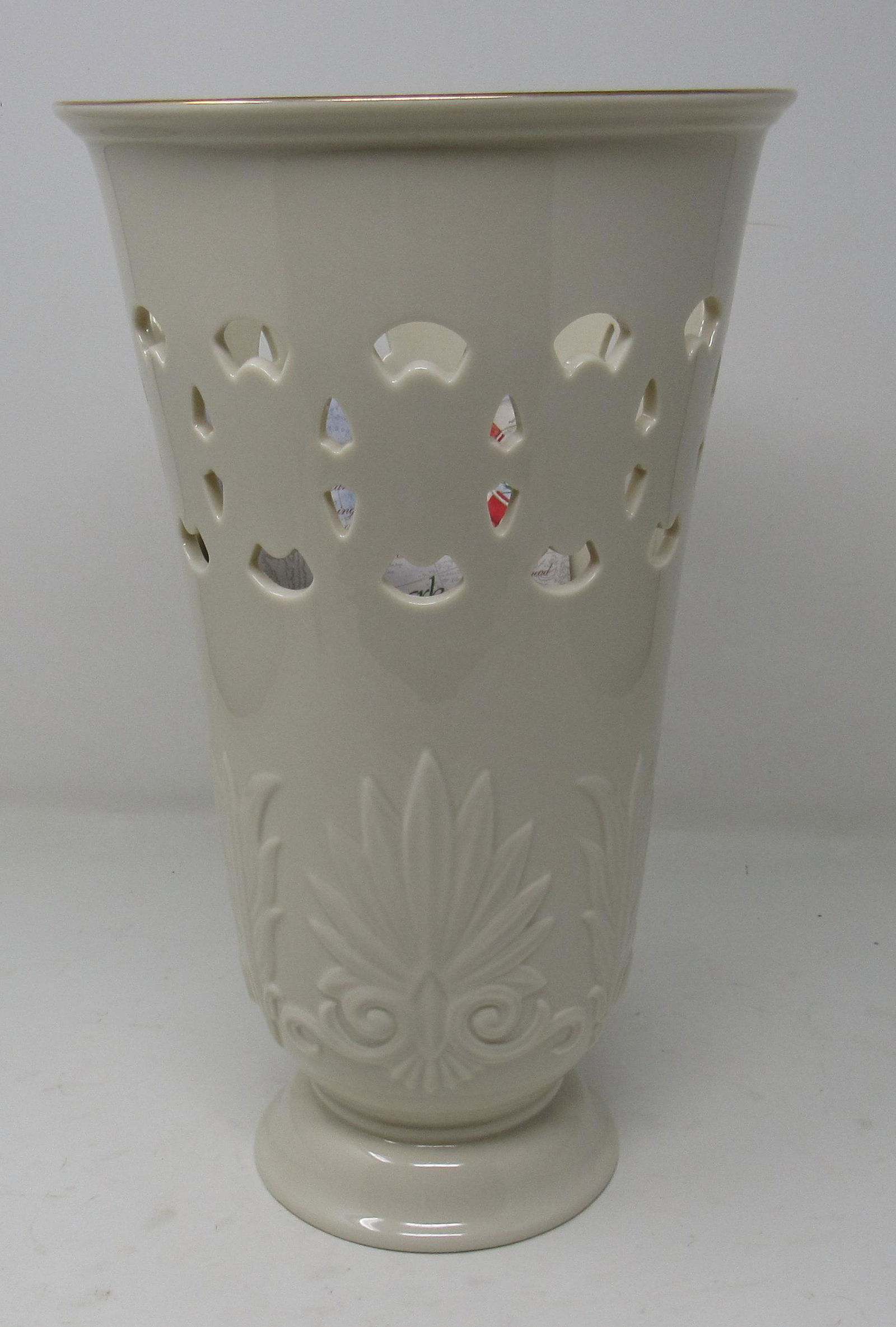 Lenox Millenium Vase: Apprx 7 1/4" in diameter and 12 1/2" tall