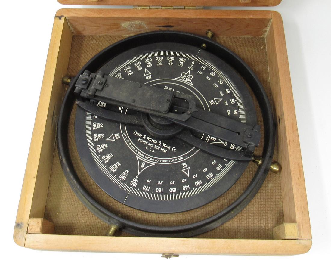 Kelvin & Wilfrid Ships Pelorus Navigation Instrument: Approx 8 1/4" in diameter