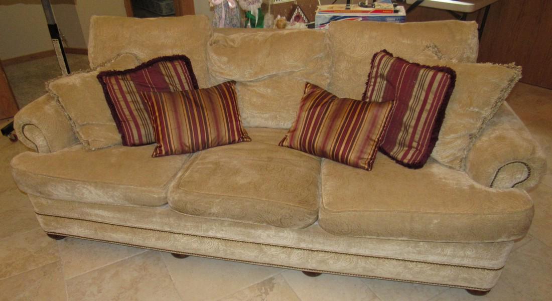 Hickory Chair Sofa: Approx 41" x 93" . Also includes pillows