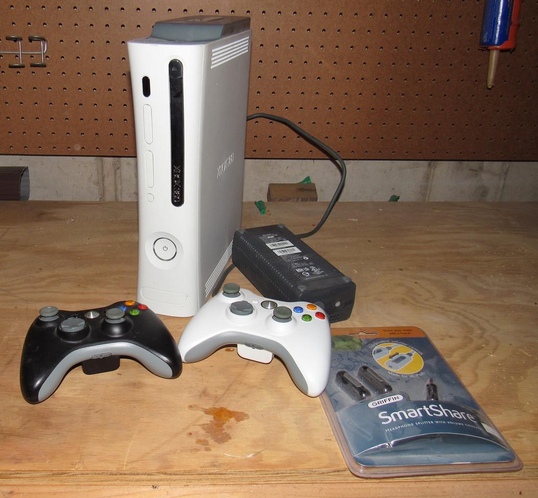 Xbox 360 Canon Printer Speakers and Misc: Does not include items hanging on pegboard.