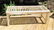 Wooden Pegged Patio Benches / Furniture - 3