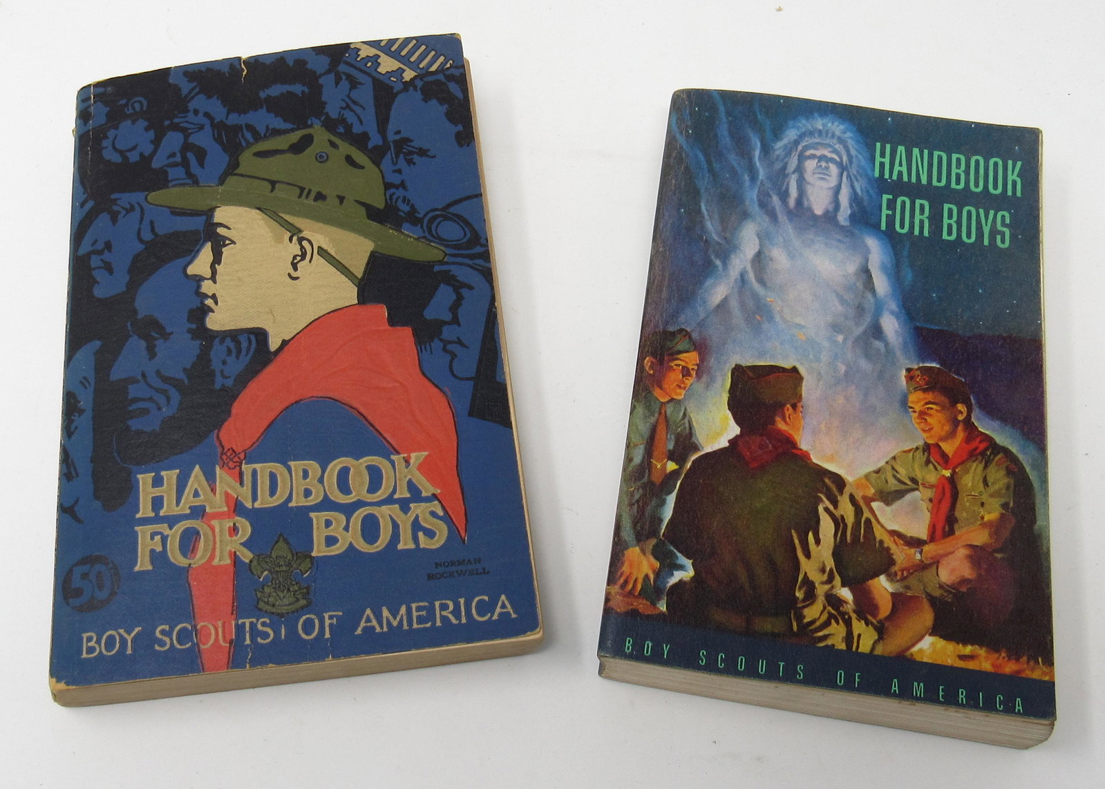 Boy Scout Handbooks Including First Edition: Getting both