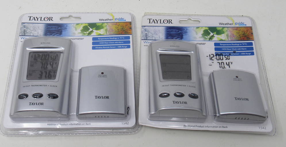 Taylor Wireless Indoor Outdoor Thermometers