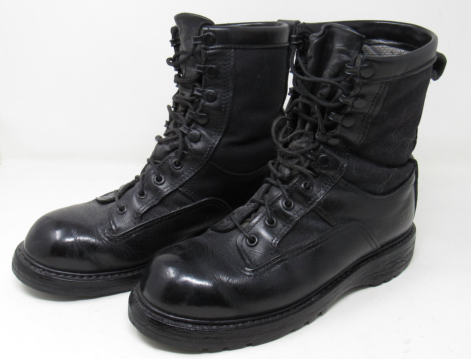 Military Style Boots: Approx 11 1/2" in length. Size is unknown