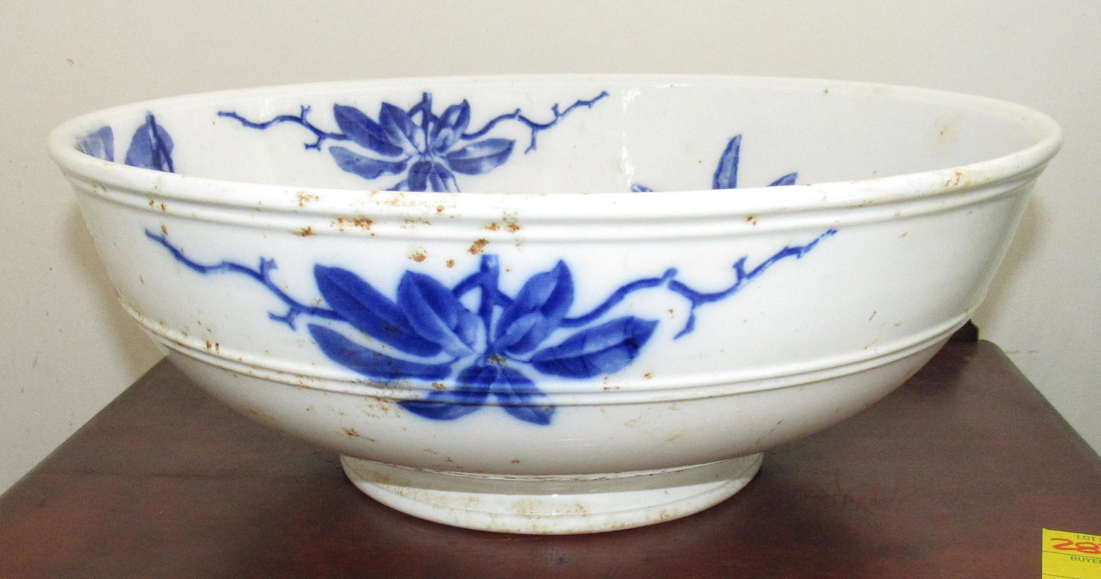 Ironstone Bowl 69316 Brown Westhead ?: Approx 15 1/2" in diameter and 6" tall