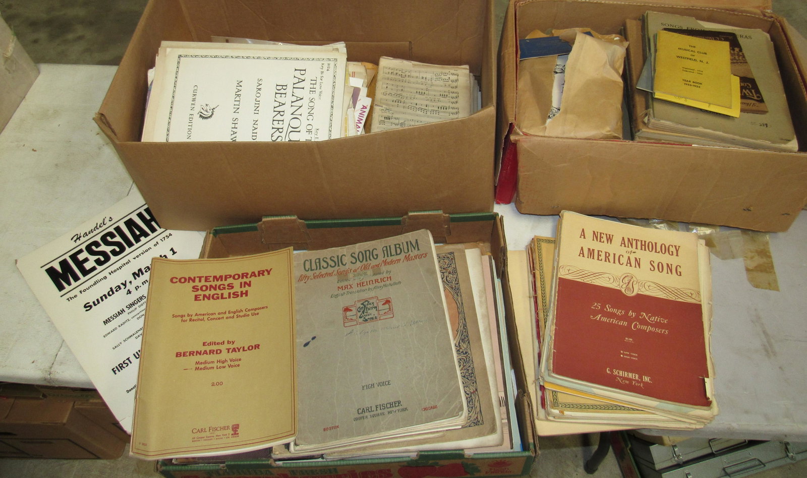 Sheet Music and Song Books: Getting all pictured