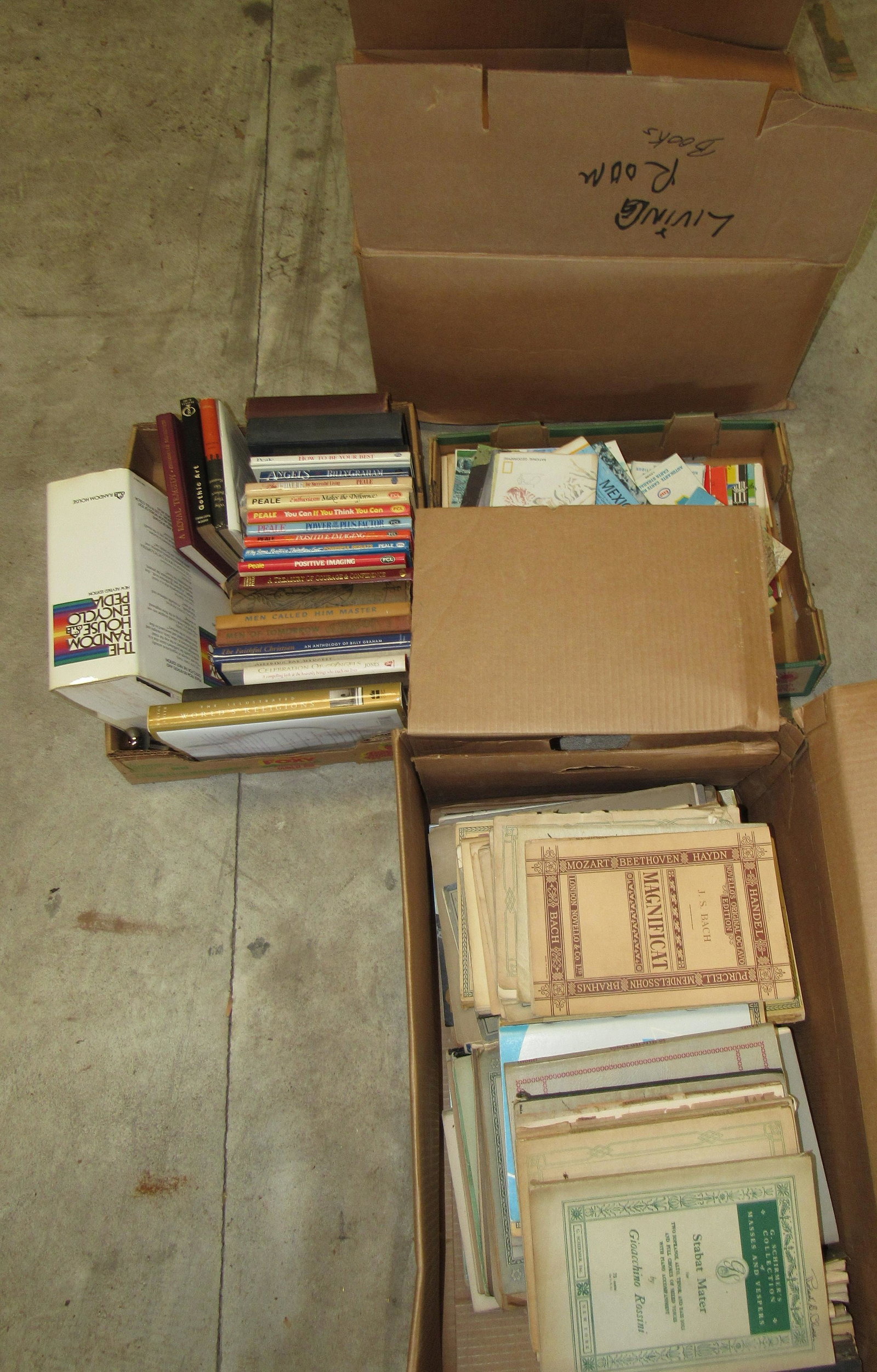 Books Sheet Music and Maps: Getting all pictured