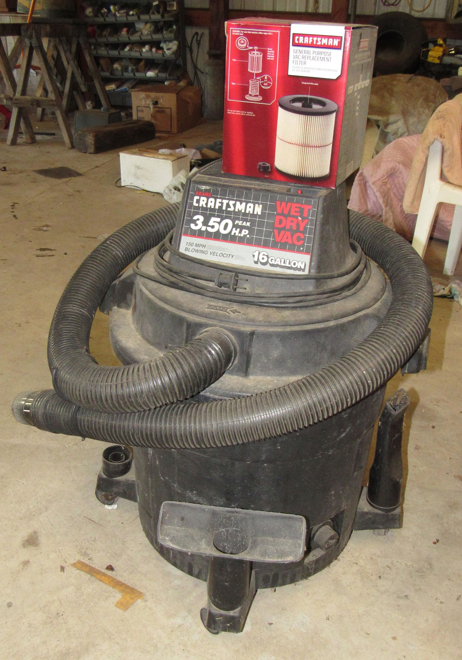 Craftsman Wet Dry Vac: Shop Vac and Extra Filter