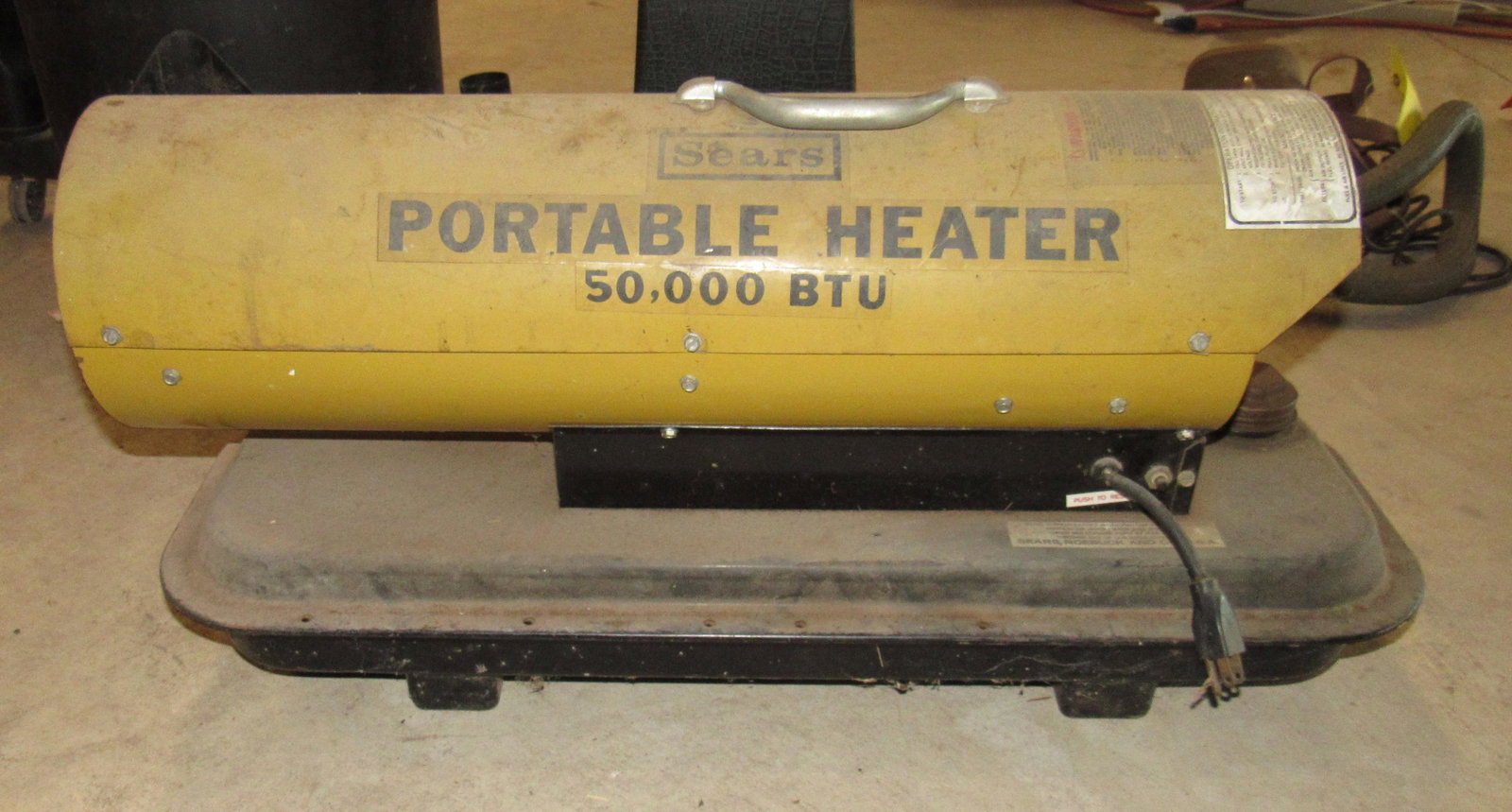Sears 50,000. BTU Portable Heater: Heater