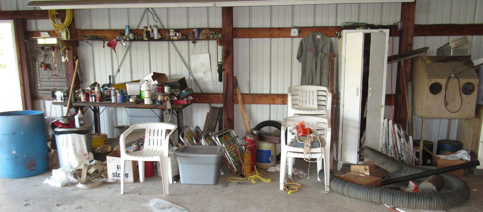 Workbench Vise Wall Contents: Getting all pictured . Take what you want and leave the rest