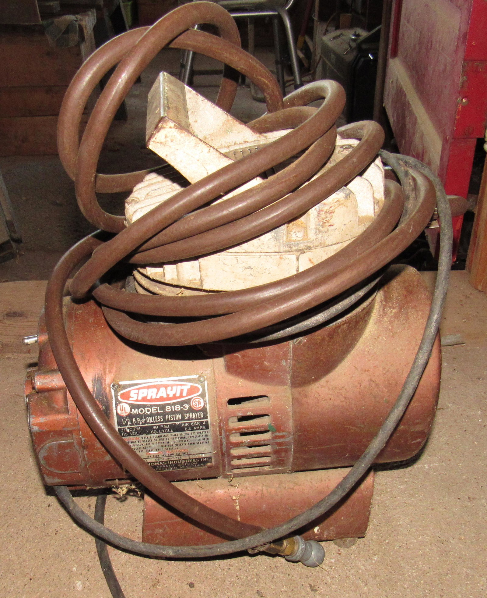 Sprayit 1/2 Hp Compressor: Works