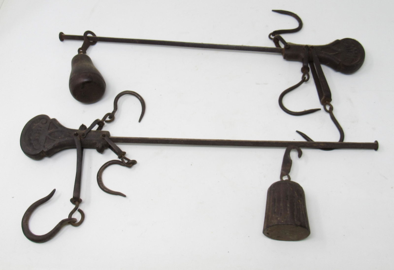 2 Antique Beam Scales: Approx 16 1/2" long