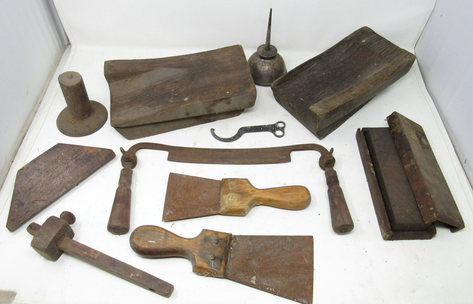Draw Knife Oil Can Hog Scraper Scribe Misc Tools: Getting all pictured