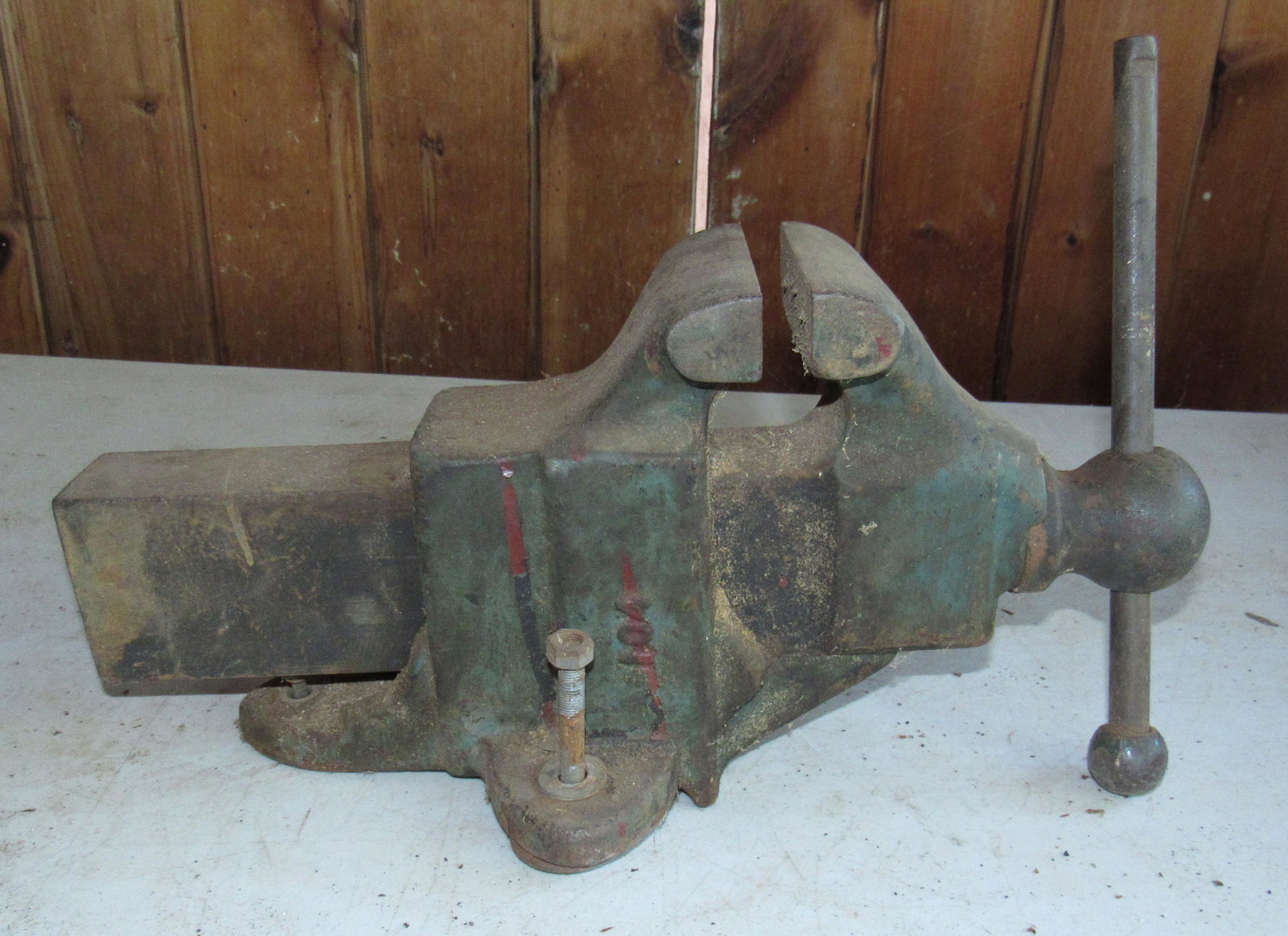 1914 Reed Vise with 4" Jaws: Vise
