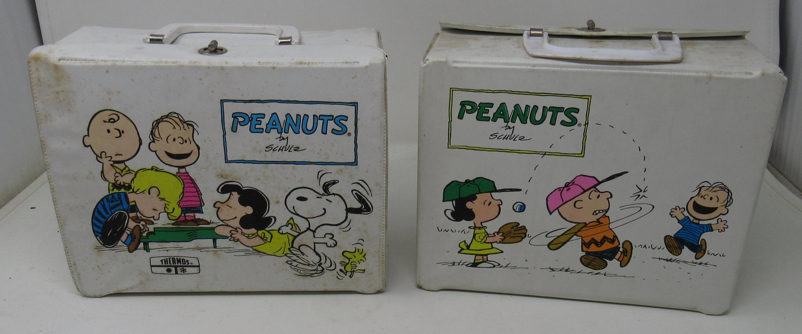 2 Thermos Peanuts Vinyl Lunchboxes: Getting 2