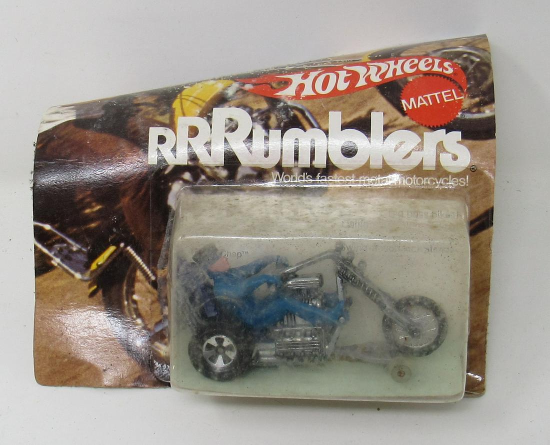 Hot Wheels RRRumblers Torque Chop Motorcycle: Redline era motorcycle in blister pack