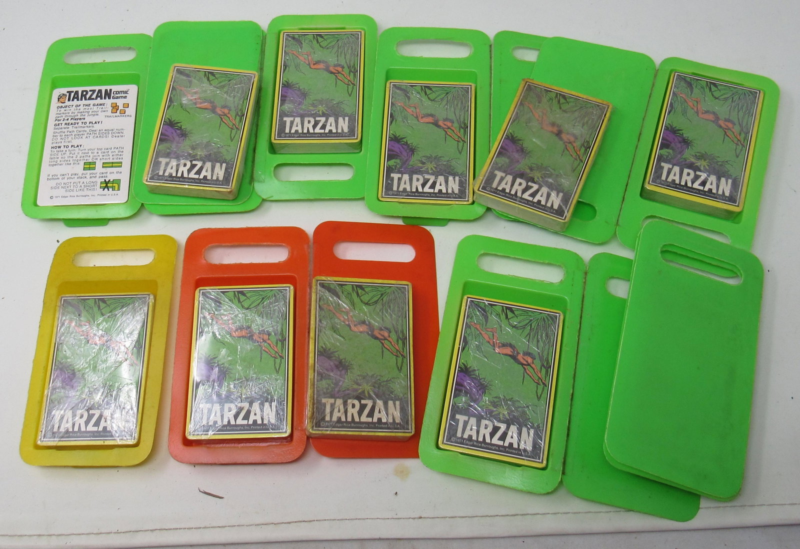 Mattel Tarzan Comic Card Games: Getting all pictured.