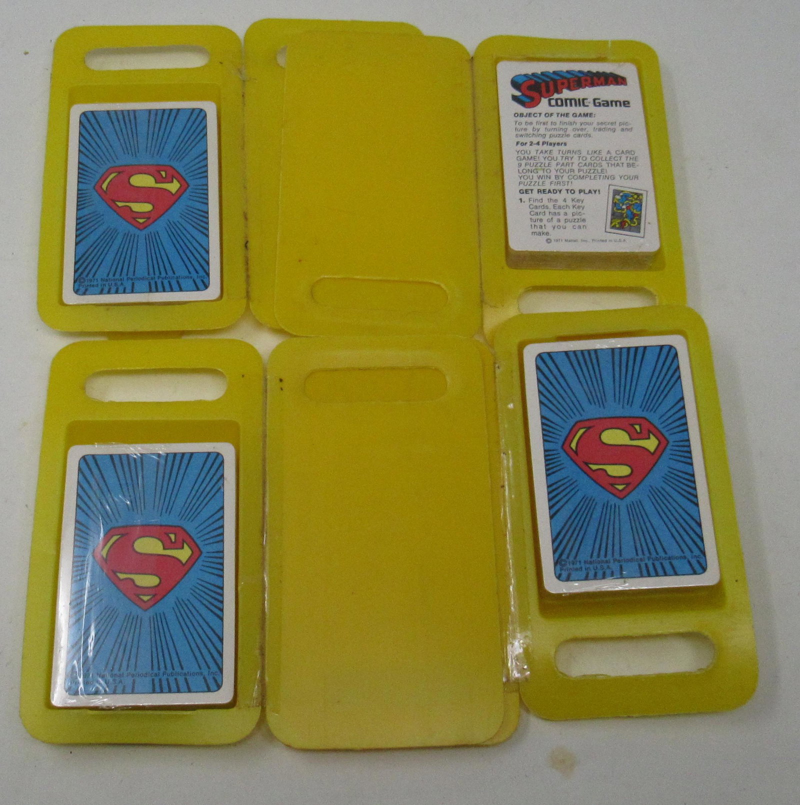 Superman Mattel Comic Card Games: Getting all pictured