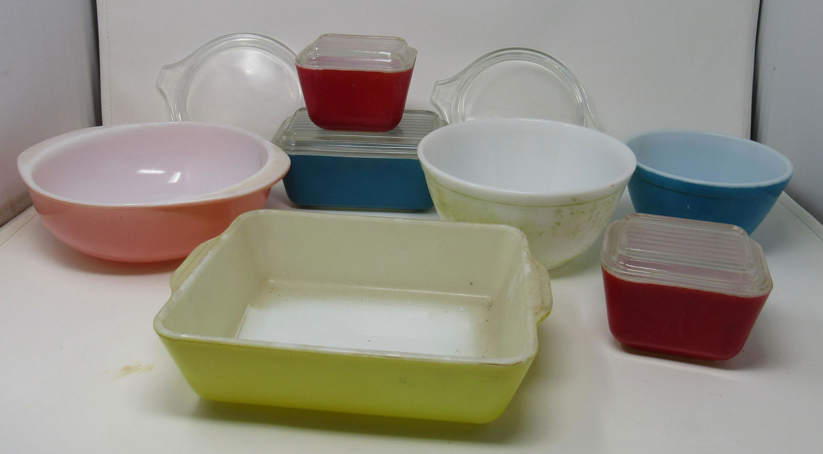 Pyrex Mixing Bowls Fridgey Dishes: Getting all pictured