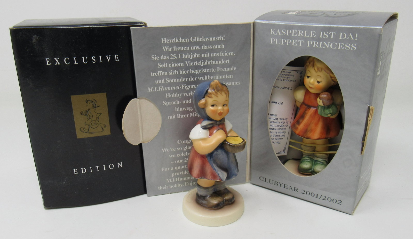 From Me to You & Puppet Princess: Apprx 3 3/4" tall