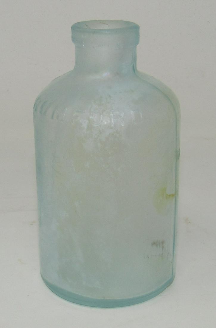 Rumford Bottle: Approx 2 1/2" in diameter and 4 3/4" tall
