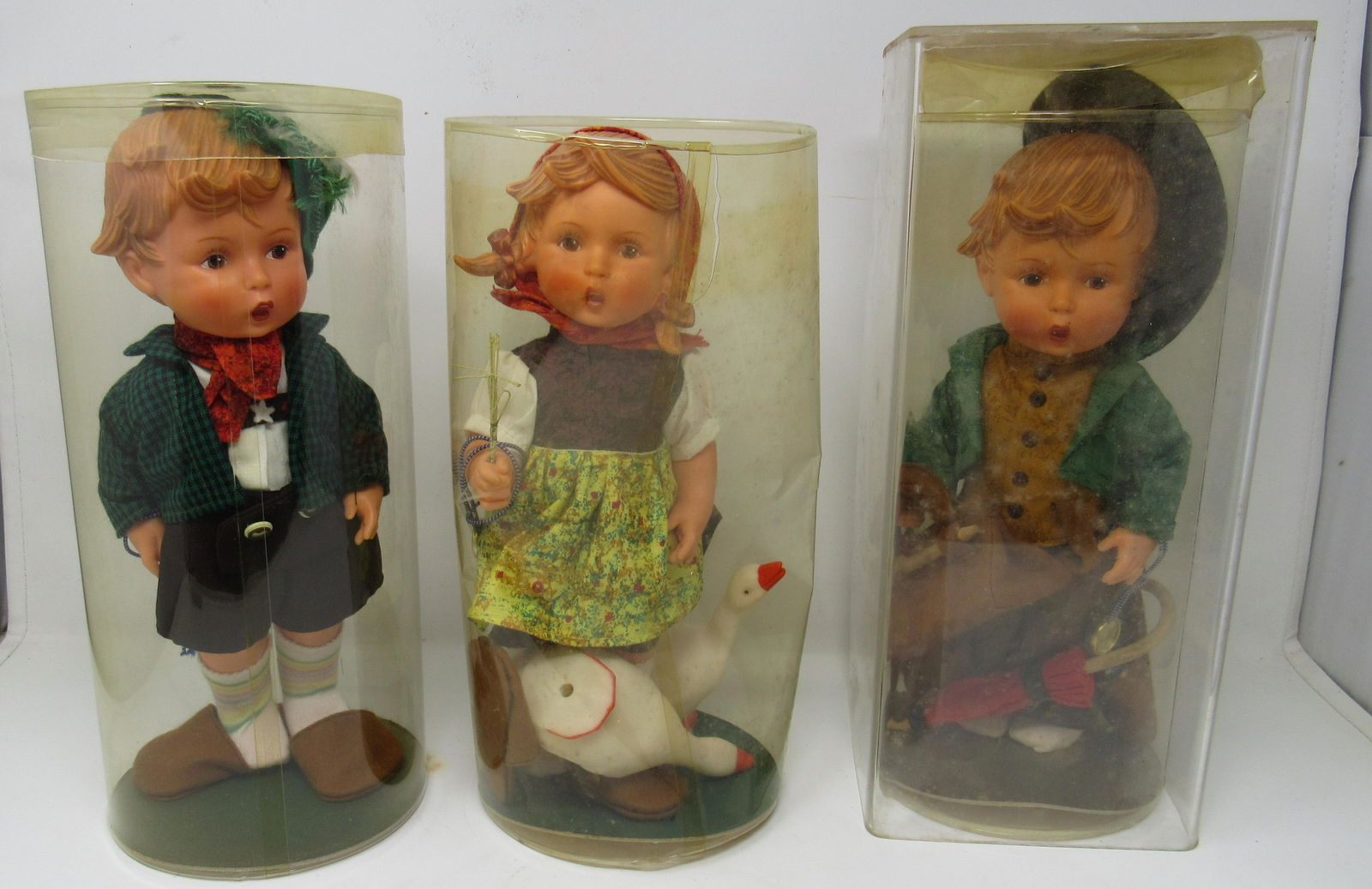 Goebel Dolls: Approx 12" tall. Made of rubber