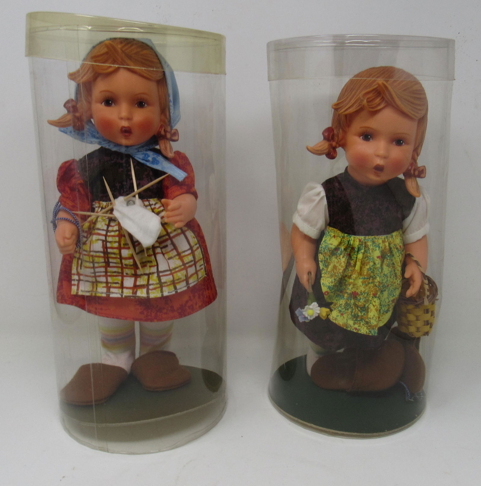 Goebel Dolls: Approx 12" tall. Made of rubber