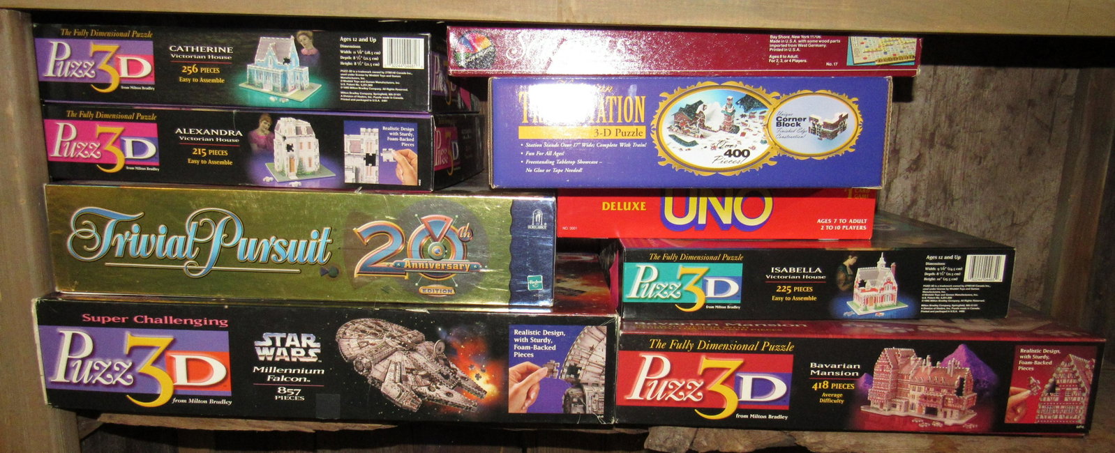 Puzz 3D Puzzles and Misc Games: Getting all 4 pictured.