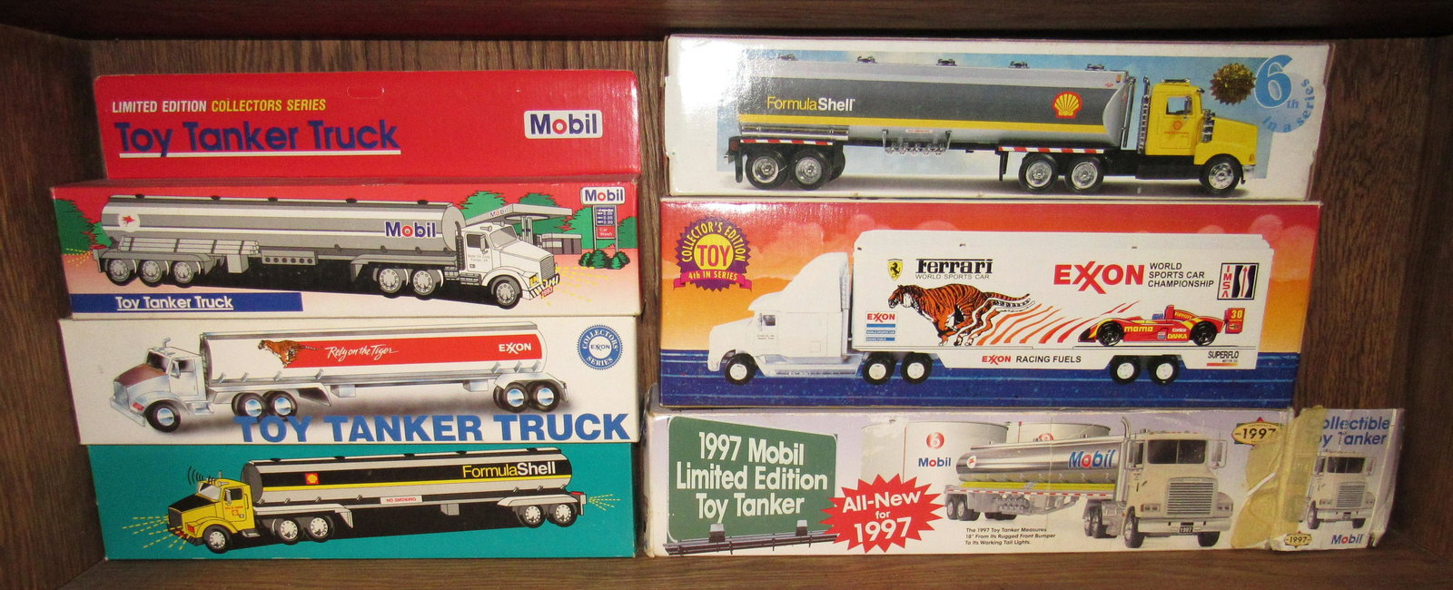 Mobil Exxon Shell Toy Tanker Trucks: Getting All pictured