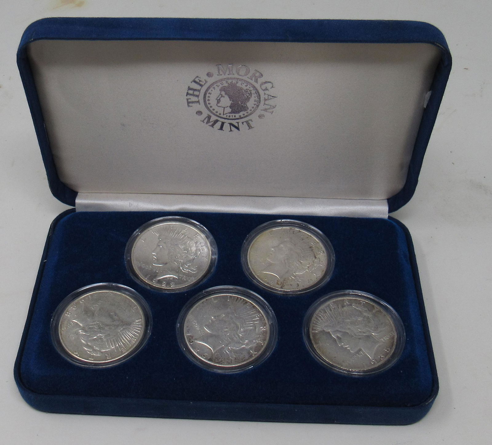 Morgan Mint Peace Silver Dollars: Getting all pictured