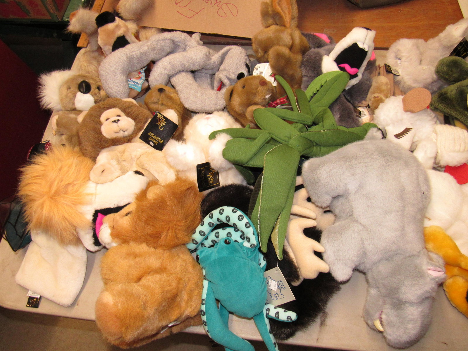 24K Polar Puff Puppets & Misc Stuffed Animals: Getting all pictured