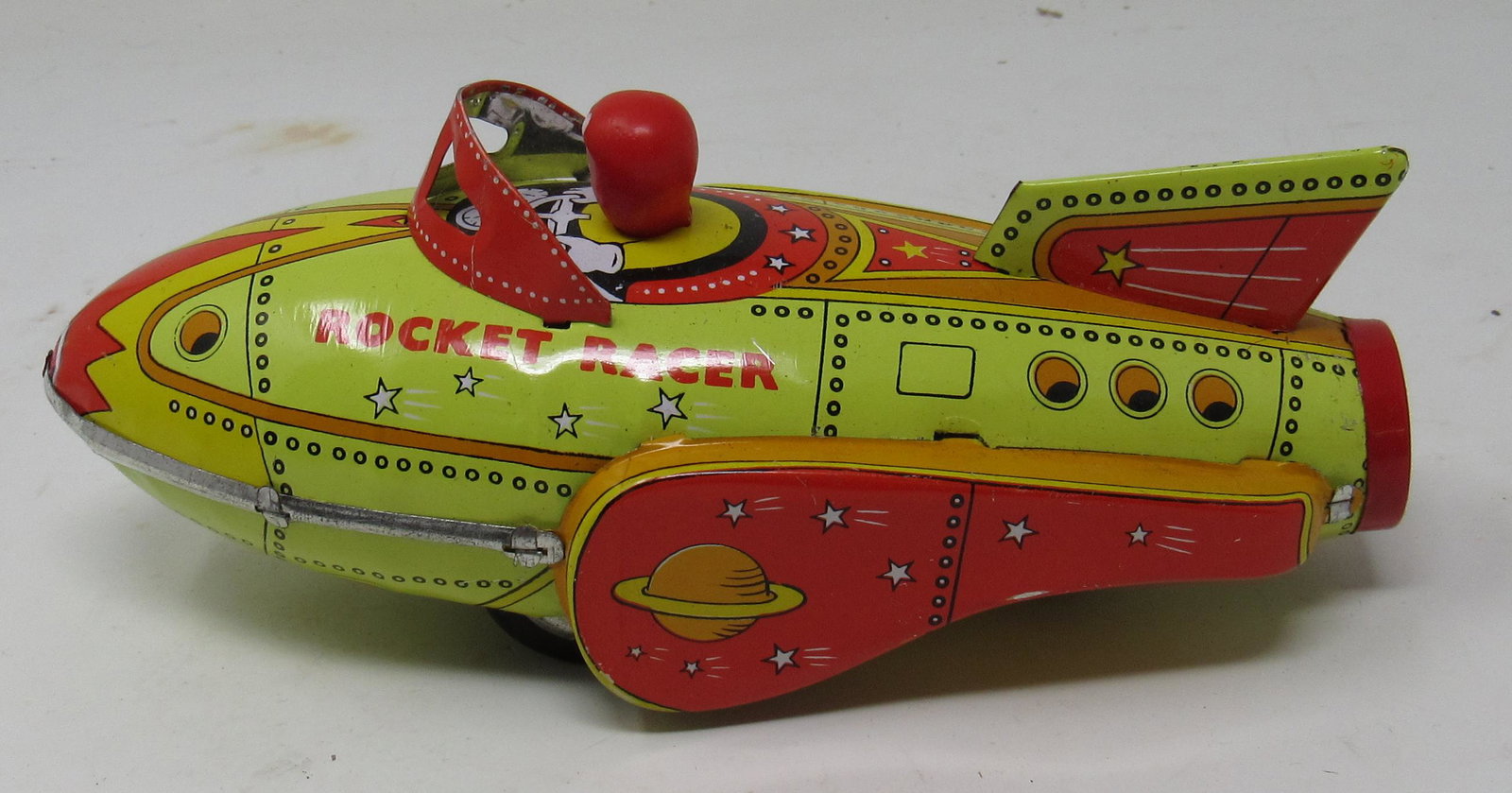 Rocket Racer Friction Toy: Approx 7 1/2" long