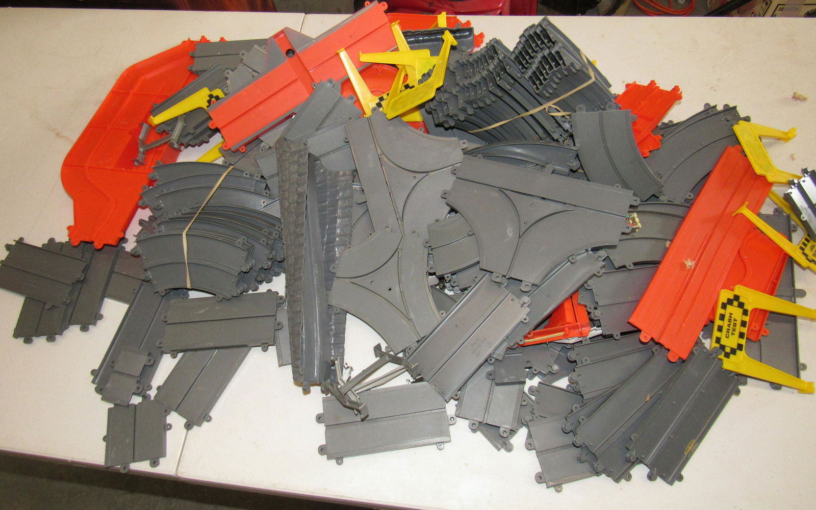 Ideal Toy Car Track: Getting all pictured on table