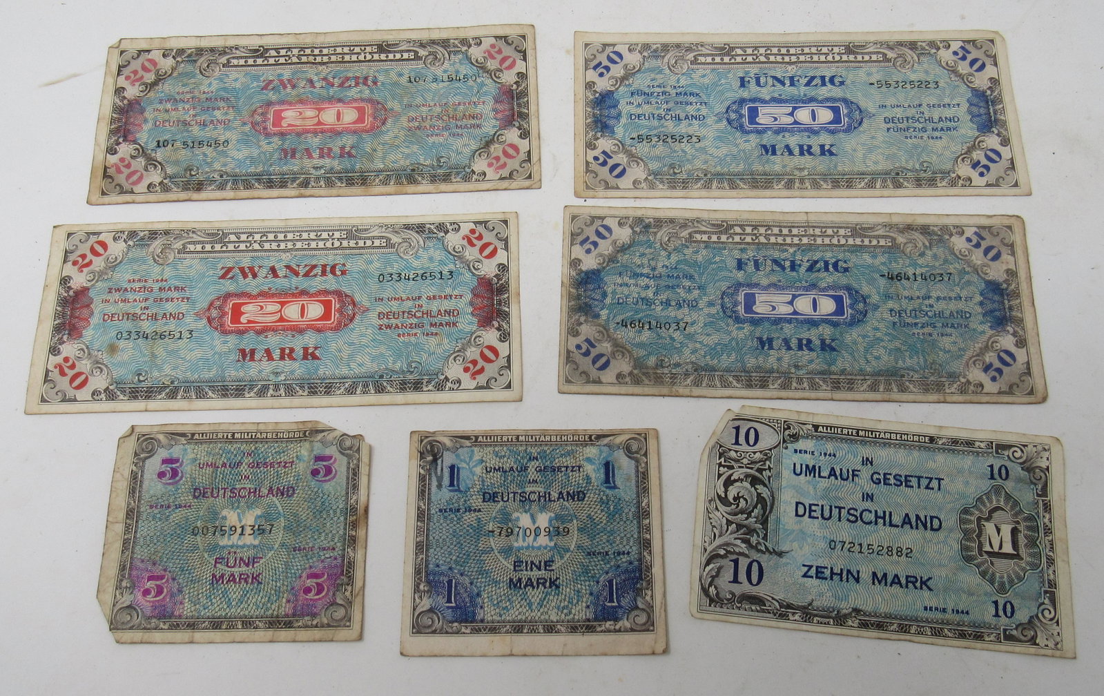Foreign Paper Money German: Getting all pictured