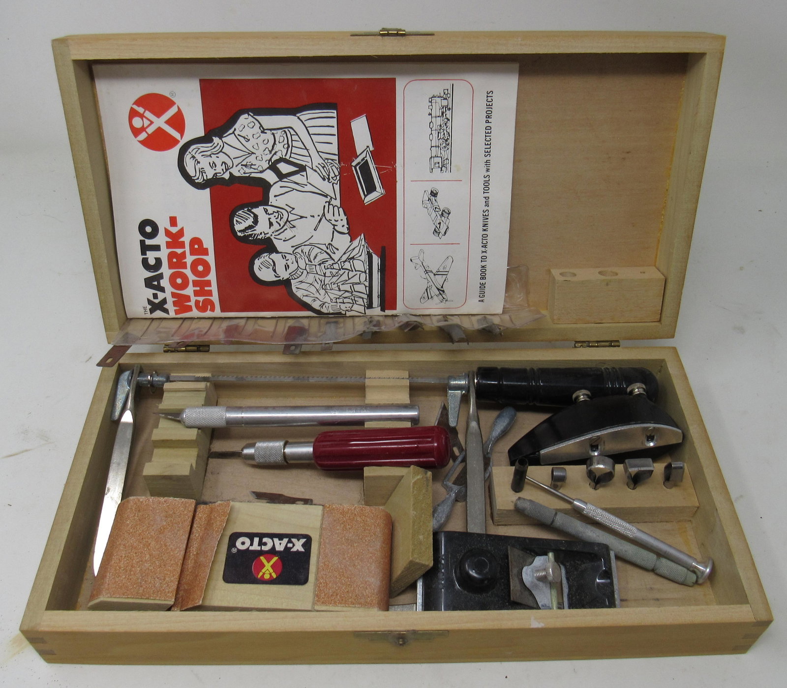 X-Acto Workshop: Includes plane saw & Misc in case