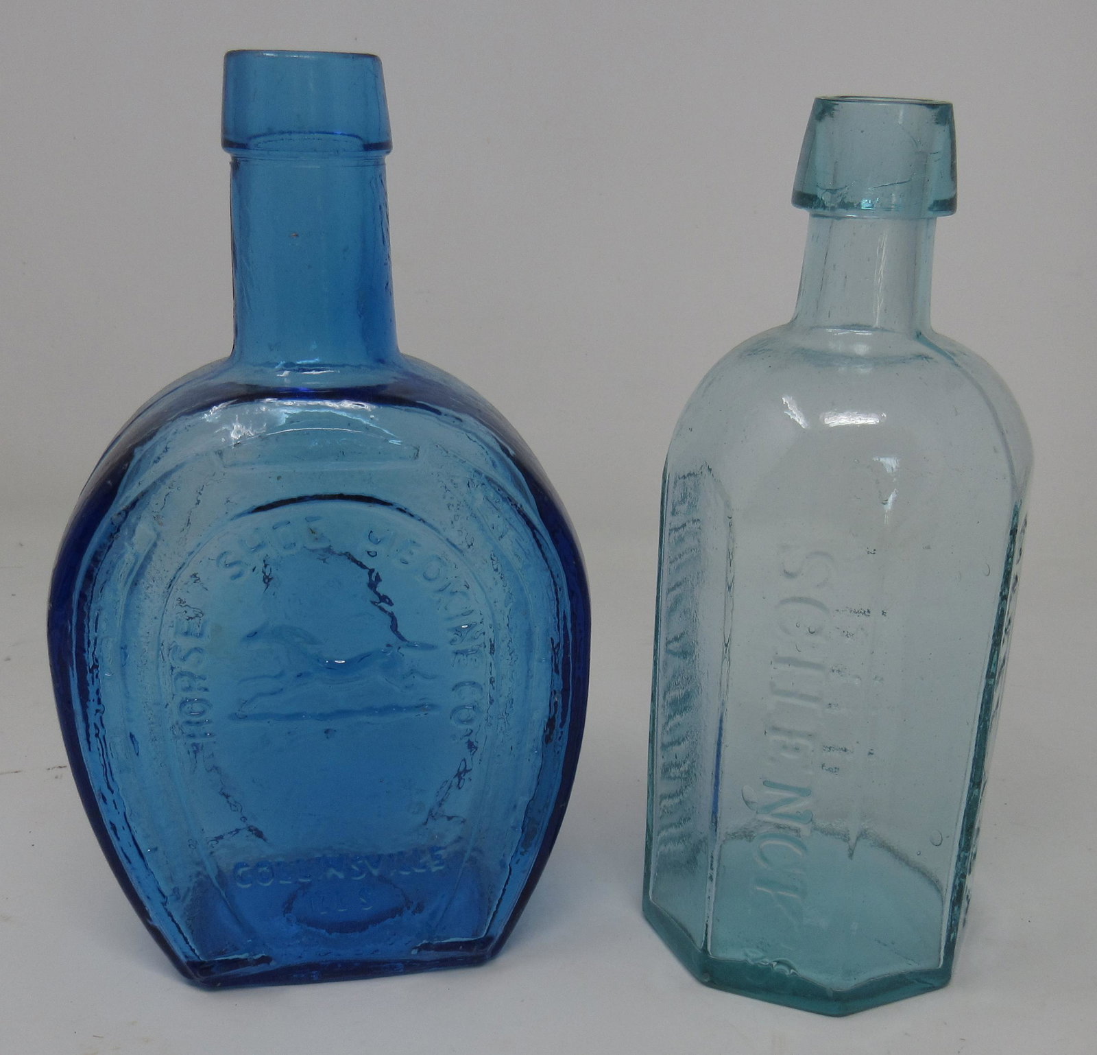 Schenck's Syrup & Horse Shoe Bitters Bottle: Approx 7 1/2" tall